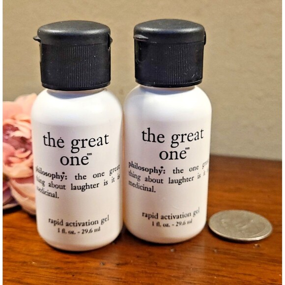 (2) Philosophy The Great One Rapid Activation GEL 1 fl oz Each NOS Sealed - Picture 1 of 8